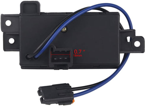 AC Blower Motor Resistor Compatible with 2003-2007 Chevy Silverado Suburban Tahoe GMC Envoy Sierra Yukon Cadillac Escalade Replacement for 15-8056...