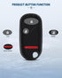 ECCPP OUCG8D344HA Key fob Replacement for 3 Buttons Keyless Entry Remote Key Fob 02-10 for H onda Civic CR-V Element OUCG8D-344H-A (Pack of 1)...