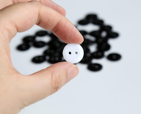 200pcs 5/8 Inch(15mm) Beige Buttons 2 Holes Resin Button for Sewing and DIY Crafts...