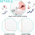 Grope Small Dry Erase Board for Students 9x12 inches Dry Erase Lap White Board Kids Dual Sided Blank Mini Whiteboard for School (Double Blank?1 Pa...