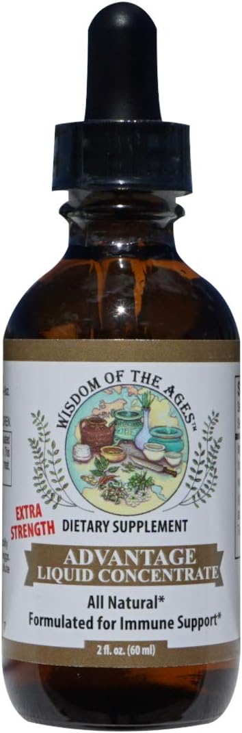 Advantage Liquid Concentrate Natural Immune Support with The Power of Grapefruit Seed Extract, Green Tea and Jasmine Tea (2 fl oz)...