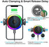 Dekala Magnetic Car Mount Charger, Wireless Car Charger for Magsafe with RGB Ambient Light, 15W Fast Charging Auto-Alignment Air Vent Phone Holder...