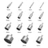 3 otters Diamond Drill Bit Set Hole, 15PCS Hole Saw Set for Glass, Marble, Granite Stone...