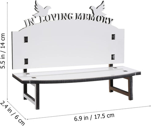 Ipetboom Office Practice White Embryo DIY Crafts Sublimation Blank Chair Decor Table Ornament DIY Chair Craft Sublimation Photo Bench Sublimation ...