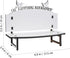Ipetboom Office Practice White Embryo DIY Crafts Sublimation Blank Chair Decor Table Ornament DIY Chair Craft Sublimation Photo Bench Sublimation ...