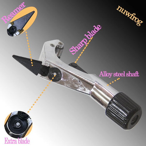 Tubing and Pipe Cutter 1/4 to 1-5/8 Inch with Extra Blade and Reamer for Cutting Aluminum/Plastic Tube/Copper/thin Stainless Steel/PVC/Brass pipe....