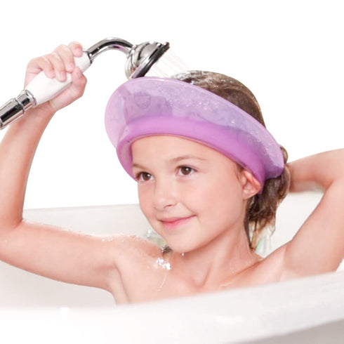 Kair Air Cushioned Bath Visor, Shower Cap For Kids, Hair Washing Hat For Toddlers Adults, Purple...