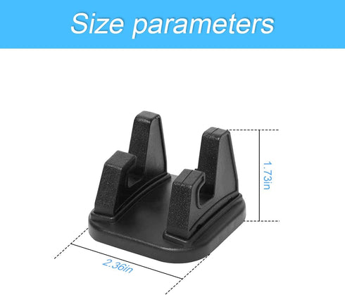 Car Phone Holder, 360°Rotatable Silicone Phone Mount for Car Dashboard with Cable Slot, Compatible with iPhone 13/12 Pro, Pro Max, XS, XR, Samsung...