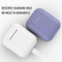AirPods Case Cover Silicone Earphone Case for Airpods Case Shockproof Bluetooth Wireless Protective Cover Skin Accessories for Apple Airpods (Milk...