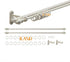 iLAND Dollhouse Accessories on 1/12 scale, Dollhouse Decor of Curtain Rods (Luxury White)...