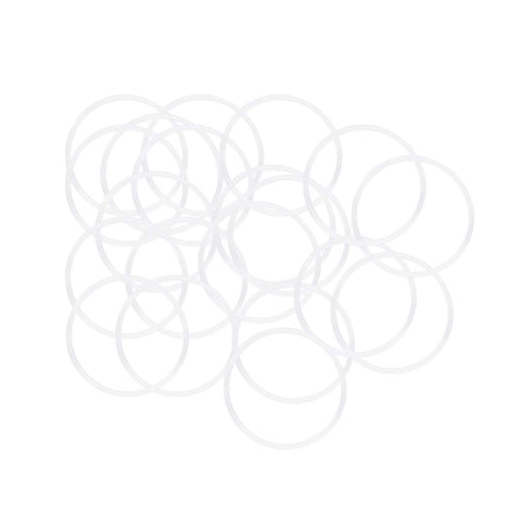 uxcell Silicone O-Rings, 32mm OD 29mm ID 1.5mm Width VMQ Seal Gasket for Compressor Valves Pipe Repair, White, Pack of 20...