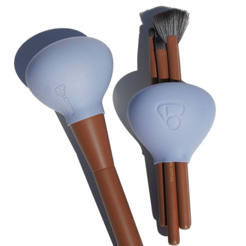 Original Silicone Makeup Brush Covers for Travel, A Storage & Organizer Case for Brushes to protect Makeup Bag, Universal Design For Single & Mult...