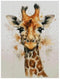 Giraffe and color cotton counted cross stitch kits,300x300stitch,100x135 cm, 18x24cm, Egyptian cotton thread, 14 count counted deer cross stitch k...