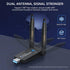 AC1300 Dual Band WiFi Wireless Network Card + BT 5.0 Adapter USB 3.0 1300M 802.11ac Adapter Bluetooth 5.0 with Antenna for Laptop PC 2.4GHz + 5.8G...