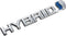 EmbRoom Hybrid Emblem Fender 3D Metal Badge Decal Replacement for Universal Car (Blue Chrome)...