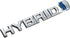 EmbRoom Hybrid Emblem Fender 3D Metal Badge Decal Replacement for Universal Car (Blue Chrome)...