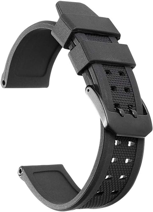 iStrap Replacement for Luminox Silicone Watch Band 23mm Rubber Strap for 3050 3080 and 3950 Series...