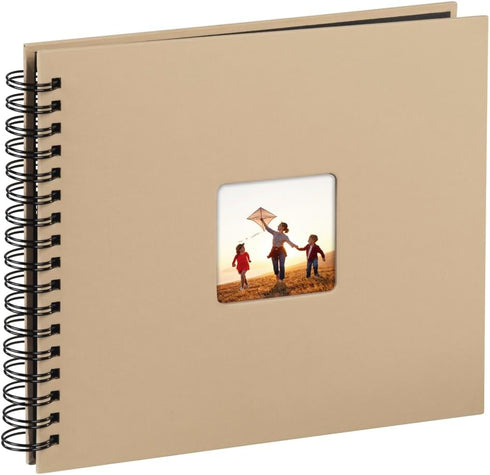 Hama Fine Art Photo Album | 28 x 24 cm 50 Beige w/Black Pages, 28 x 24cm...