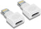 2-Pack Lightning Adapters for i-OS Phone and i-OS Tablet Pad Compatibility with Lifeproof and Otterbox Cases......