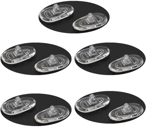 Eyeglasses Nose Pads,Soft Silicone Anti-Slip Nose Pads,Eyeglasses Repair Kits,(15mm Screw-in,5 Pair)...