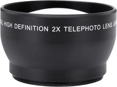 52mm telephoto lens52mm 2X mag,Lens,52mm 2X Magnification HD Tele Converter Telephoto Lens for 52mm Mount Camera......