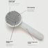 Cat grooming brush, Cat fur brush, Pet hair brush, Dog grooming brush, Dog slicker brushes for grooming, Tool Gently Removes Loose Undercoat, Brus...