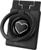 Phone Grip, Phone Ring Holder Finger Kickstand Wireless Charging Friendly, Foldable & Adjustable Double Metal Cell Phone Rings Gripper Stand for i...