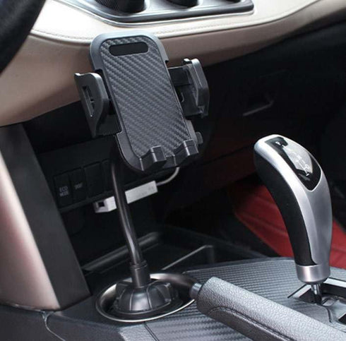 Universal Car Phone Mount, Gooseneck Car Cup Holder, Adjustable to Fit Most Cup Holders, 360 Swings, Fit Most Phones, iPhones, Samsung, LG, Google...