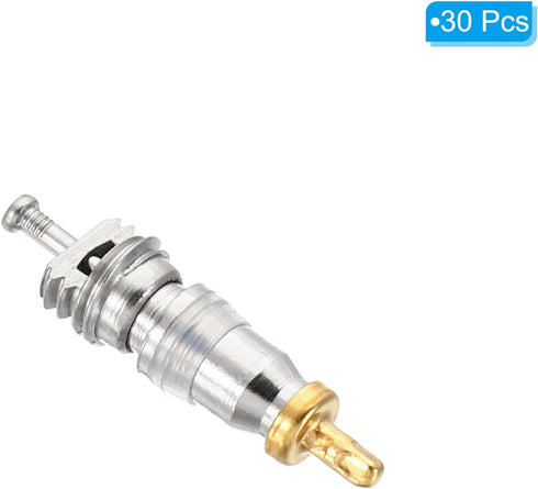 PATIKIL Air Conditioning Valve Core with Seal, 30 Pack Refrigeration Service Valve Stem Cores for HVAC AC System Accessories...