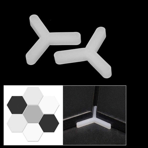 uxcell Wall Floor Tile Plastic Y Type Spacers Tiling Tools 3mm White 1000pcs...