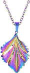 Jude Jewelers Stainless Steel Classic Plain Tree Leaf Style Summer Holiday Pendant Necklace...