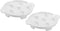 Bamboo's Grocery LoKii 6 Holes 2 Pack Ceramic Escargot Dish, Ceramic Snail Dish with Handles, Escargot Dish Diet Plates, White, 6 Inches...