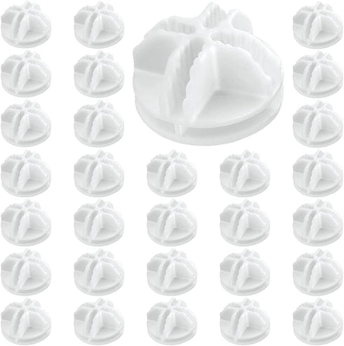 30Pcs Wire Cube Connectors Plastic Storage Cube Connectors, Wire Grid Cube Organizer Connector for Modular Closet Storage Organizer and Wire Shelv...