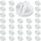 30Pcs Wire Cube Connectors Plastic Storage Cube Connectors, Wire Grid Cube Organizer Connector for Modular Closet Storage Organizer and Wire Shelv...