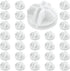 30Pcs Wire Cube Connectors Plastic Storage Cube Connectors, Wire Grid Cube Organizer Connector for Modular Closet Storage Organizer and Wire Shelv...