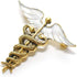 Enamel Medical Symbol Caduceus Brooch Pins For Doctor Nurse Gift Brooches...
