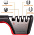 Brigii 4-in-1 Knife Sharpener, Kitchen Knife Accessories for Ceramic Knives, Steel Knives and Scissors, Aiding in Repair, Restoration, and Polishi...