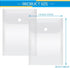 40 Pack Stamp and Die Storage Pockets, Reusable Small Plastic Envelopes Waterproof Sticker Organizer Receipt Holder Photo Storage Folders (5" x 7"...