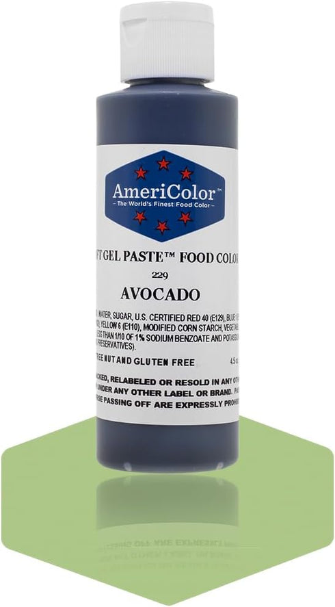 Americolor Soft Gel Paste Food Coloring 4.5 oz. - Avocado...