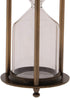 Retro Metal Sandglass Empty Hourglass Sand Timer Without Sand for Home Office Decoration (Bronze - L)...