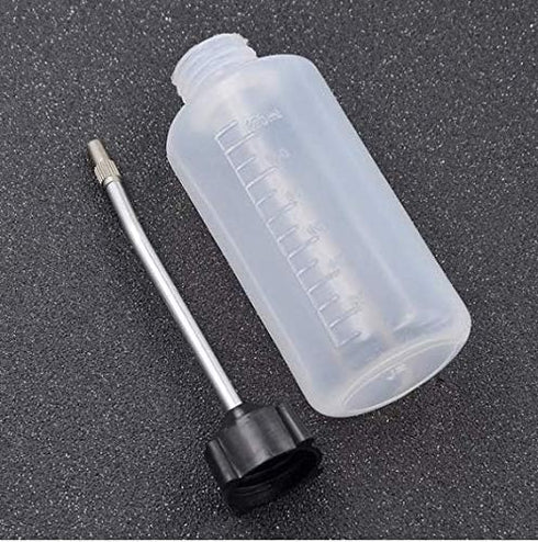 4 Pack Sewing Machine Oiler 120ml Oil Dispenser with Long Angled Spout, Extended Spout oil Bottle for DIY Craft......