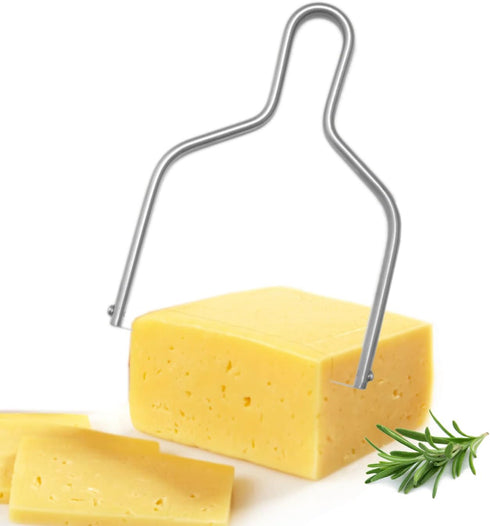 Cheese Slicer & Cheese Cutter Stainless Steel Cheese Slicers with Wire | Cheese Cutter Wire & Butter Slicer...
