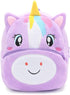 NICE CHOICE Cute Toddler Backpack Toddler Bag Plush Animal Cartoon Mini Travel Bag for Baby Girl Boy 2-6 Years(Puple Unicorn)...