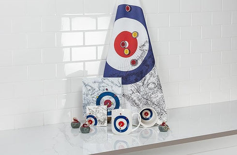 Abbott Collection Curling Rock Ornament-1.5" D...