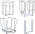 Multifunctional Kitchen Stand Holder for Plastic Bags, Bottles and Cups, Drying Racks Shelf Trash Bag Garbage Bag Holder for Home Kitchen Tower (W...