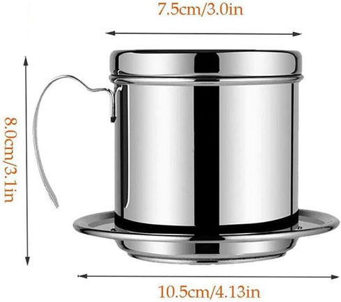 Mini Coffee Maker Pot,Coffee Filter Reusable Coffee Brewing Tool Kitchen Portable For Office Home Traveling Drip Brewer...