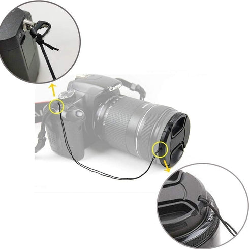 MOSTOS ; Brings Superior® - Lens Cap Front Lens Cap (55mm) - AF-P 18-55mm f/ 3.5-5.6g VR Kit Lens - Replacement LC-55A for Nikon AF-P DX 18-55mm f...