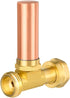 EFIELD C-240 Straight Copper Water Hammer Arrestor For Washing Machine, 3/4 Inch Swivel FHT x 3/4 Inch MHT...
