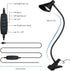 Semlos LED Reading Light, Clamp Lamp 3 Color Modes 5 Brightness, Clip Ligh for Desk Bedside Table, 5W USB Powered, Flexible Arm(Black)...