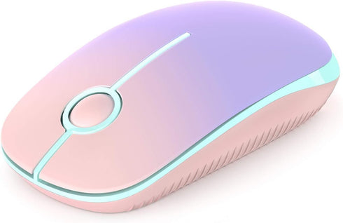 Unipows Wireless Mouse - 2.4G Slim Portable Computer Mouse with Nano Receiver, Less Noise Mobile Optical Mice for Notebook, PC, Laptop, Computer, ...